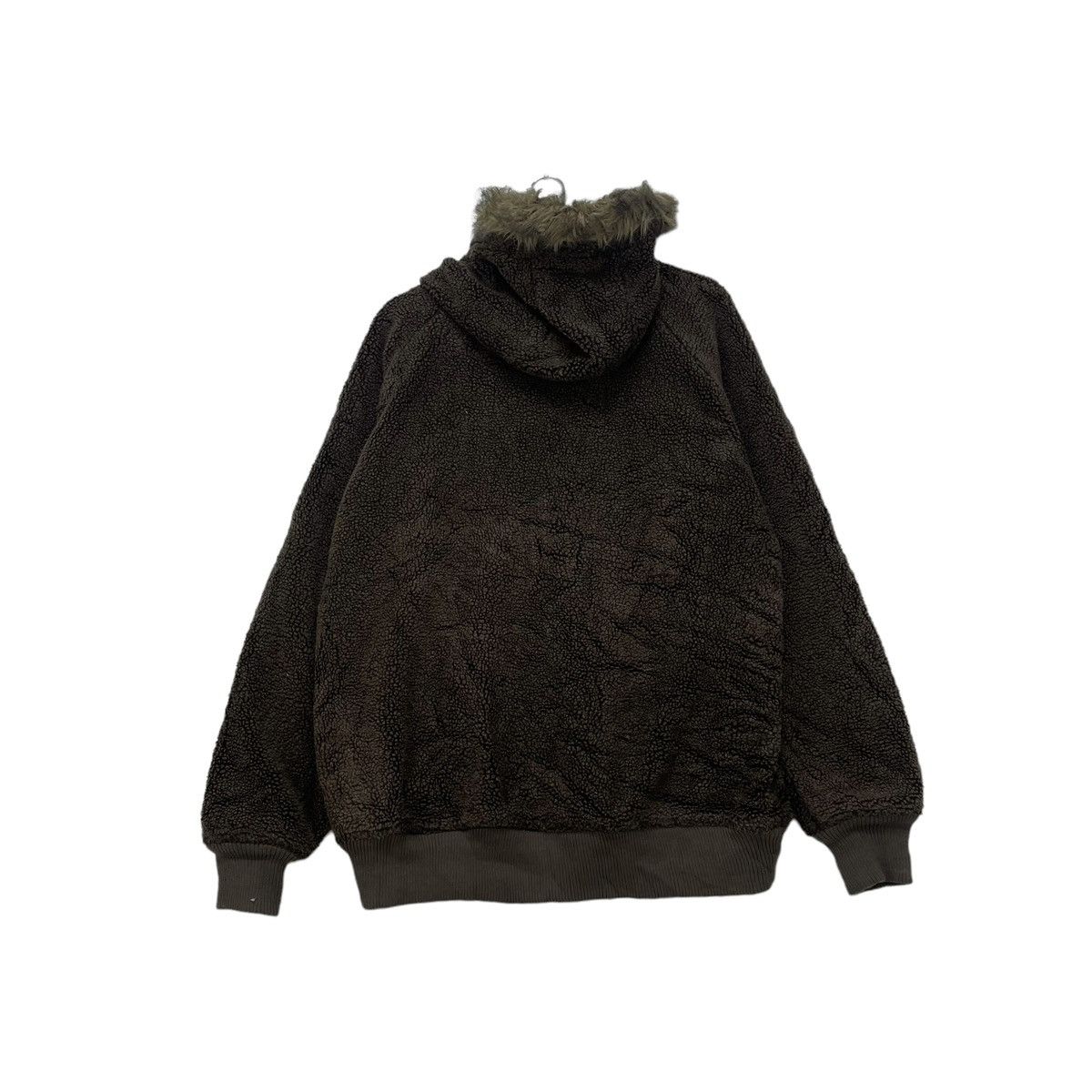Vintage × Woolrich Woolen Mills Vintage Woolrich Deep Pile Hooded Jacket Size US M / EU 48-50 / 2 - 3 Thumbnail