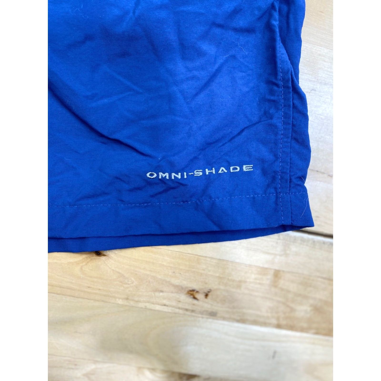 Vintage Columbia PFG Backcast Swim Shorts L Men Blue Nylon Polyester UV-Protection Pockets Lightweight Back Pocket 10074 Size US 33 - 2 Thumbnail