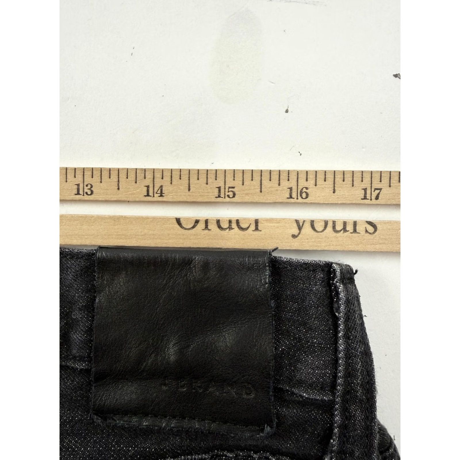 J Brand J Brand Tyler Jeans Mens Slim Straight 36x32 Gray Dark Wash Stretch Denim Size US 36 / EU 52 - 7 Thumbnail