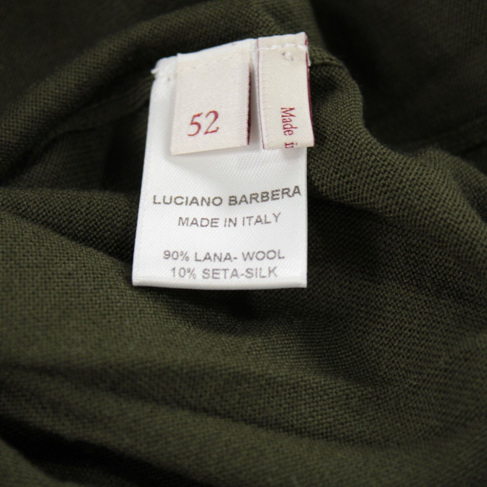 Luciano Barbera Luciano Barbera Sweater Size US L in Green Size US L / EU 52-54 / 3 - 7 Thumbnail