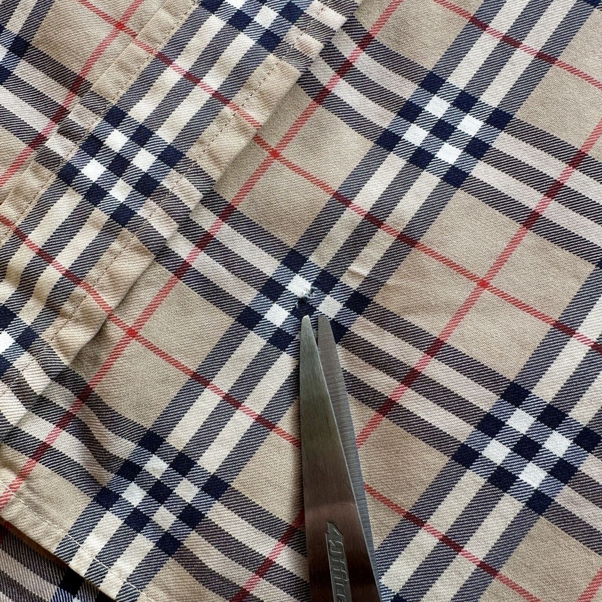 Burberry Classic Nova Check Button Up Shirt Made in USA
