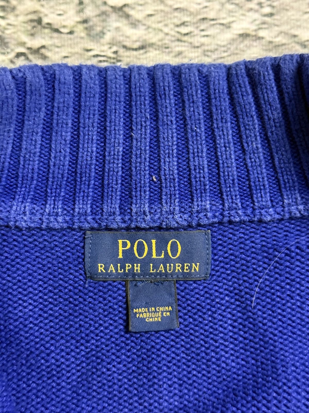 Ralph Lauren Chief Keef Polo Ralph Lauren zip sweater blue black Big Pony Size US M / EU 48-50 / 2 - 5 Thumbnail