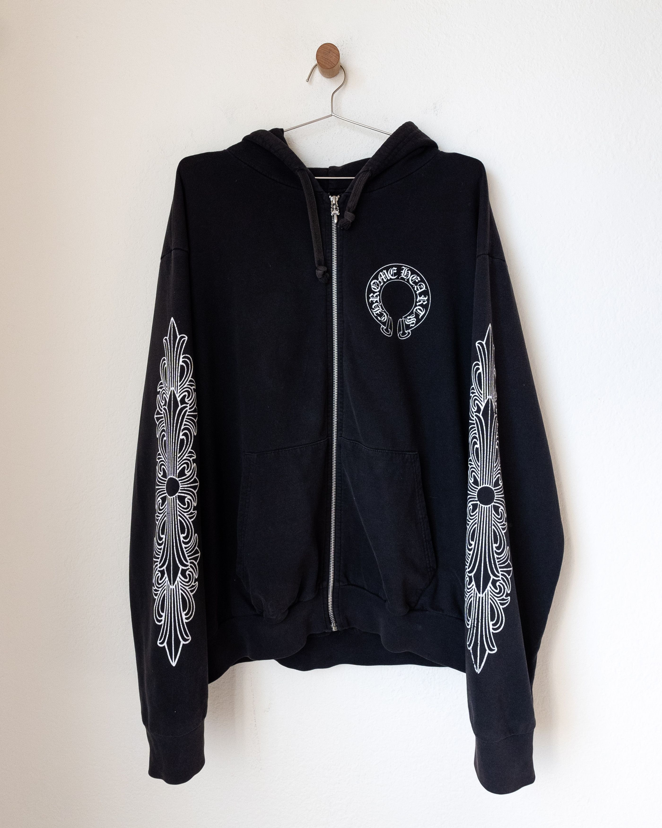 Chrome Hearts Chrome Hearts Logo Sleeve Fuck You Zip Up