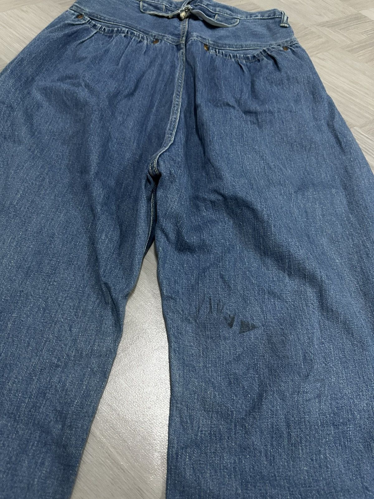 Kapital Kapital Japan Wide Leg Buckle Bag Denim Pant Size US 28 / EU 44 - 11 Thumbnail