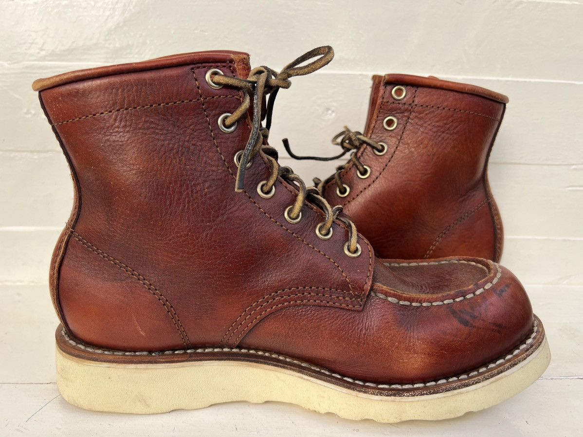 Japanese Brand Alternative Country DAY WALKER Brown leather Men’s Boots Size US 8 / EU 41 - 7 Thumbnail