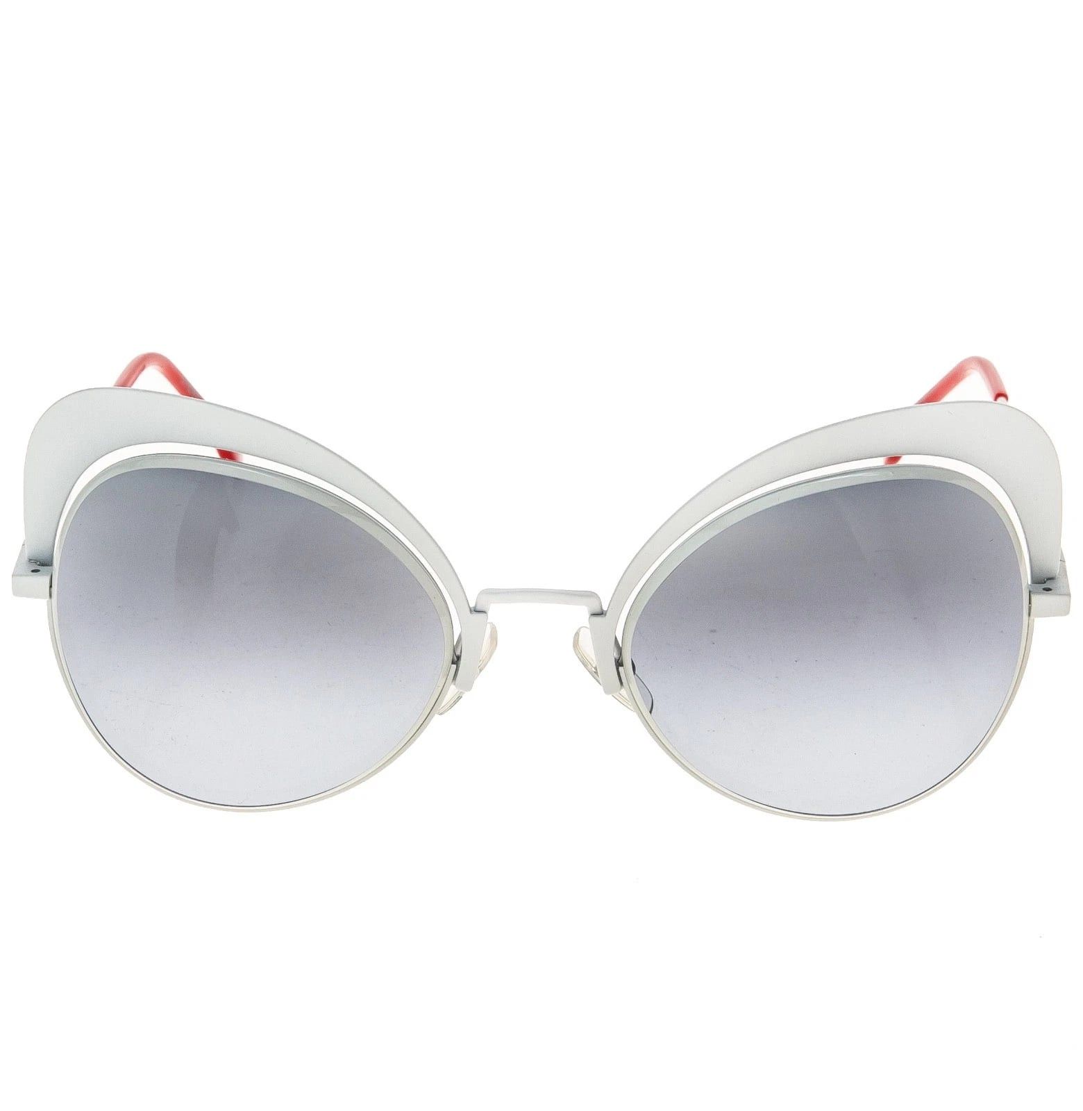 Fendi FENDI FF0247S 0247 EYESHINE White Coral Mirrored Sunglass Size ONE SIZE - 6 Thumbnail
