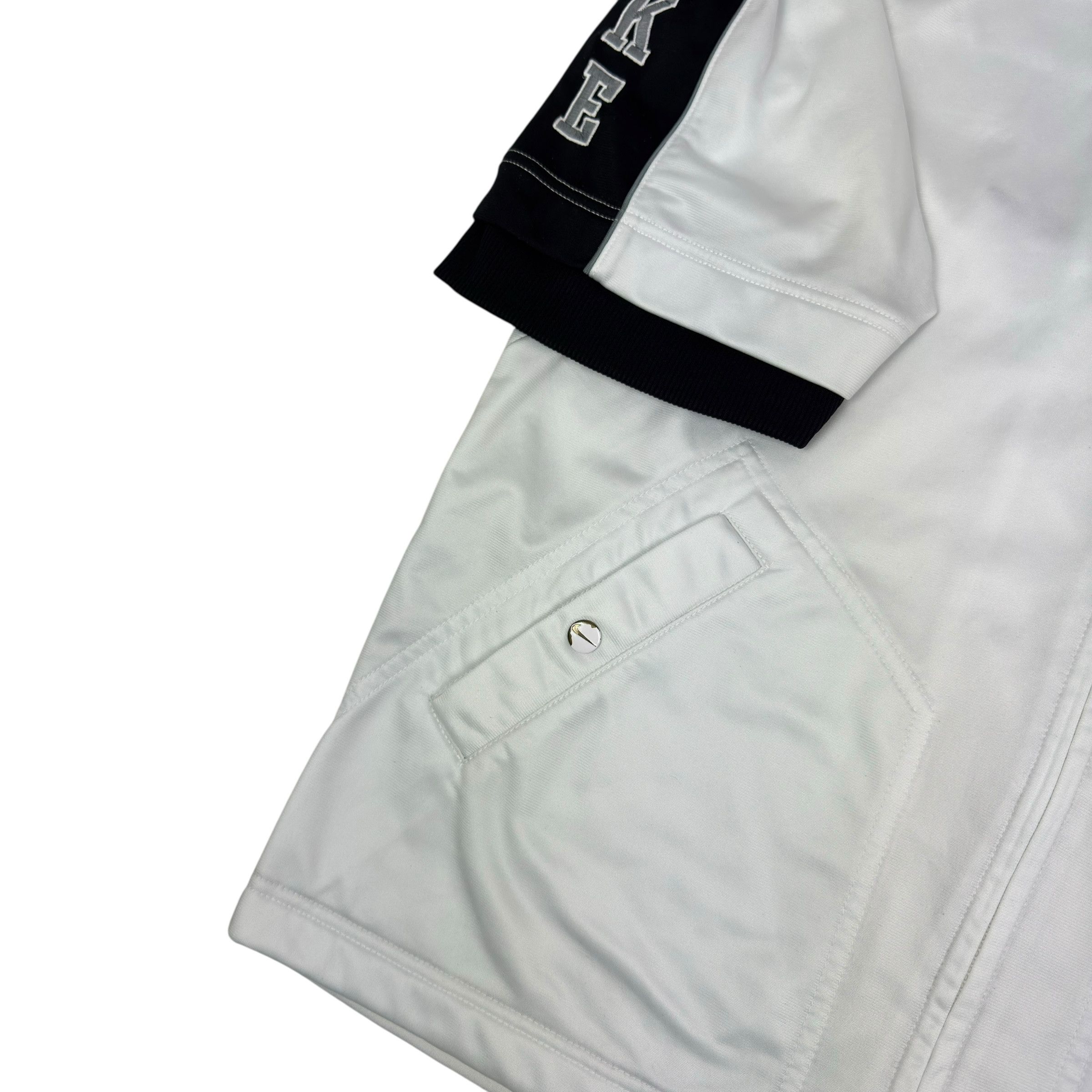 Nike Nike Men's White Black Solo Swoosh Full Zip Tracksuit Medium Size US M / EU 48-50 / 2 - 6 Thumbnail