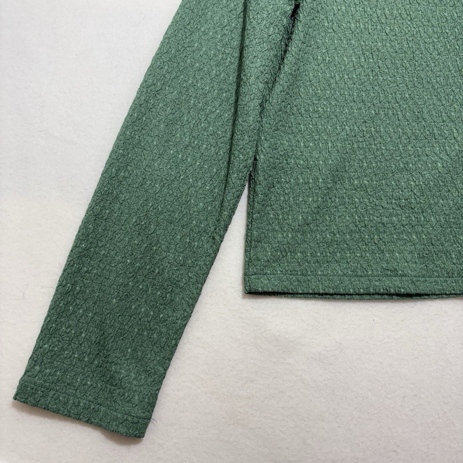 Madewell Madewell Large Crinkled Cardigan Button Up V Neck Green Size L / US 10 / IT 46 - 17 Thumbnail
