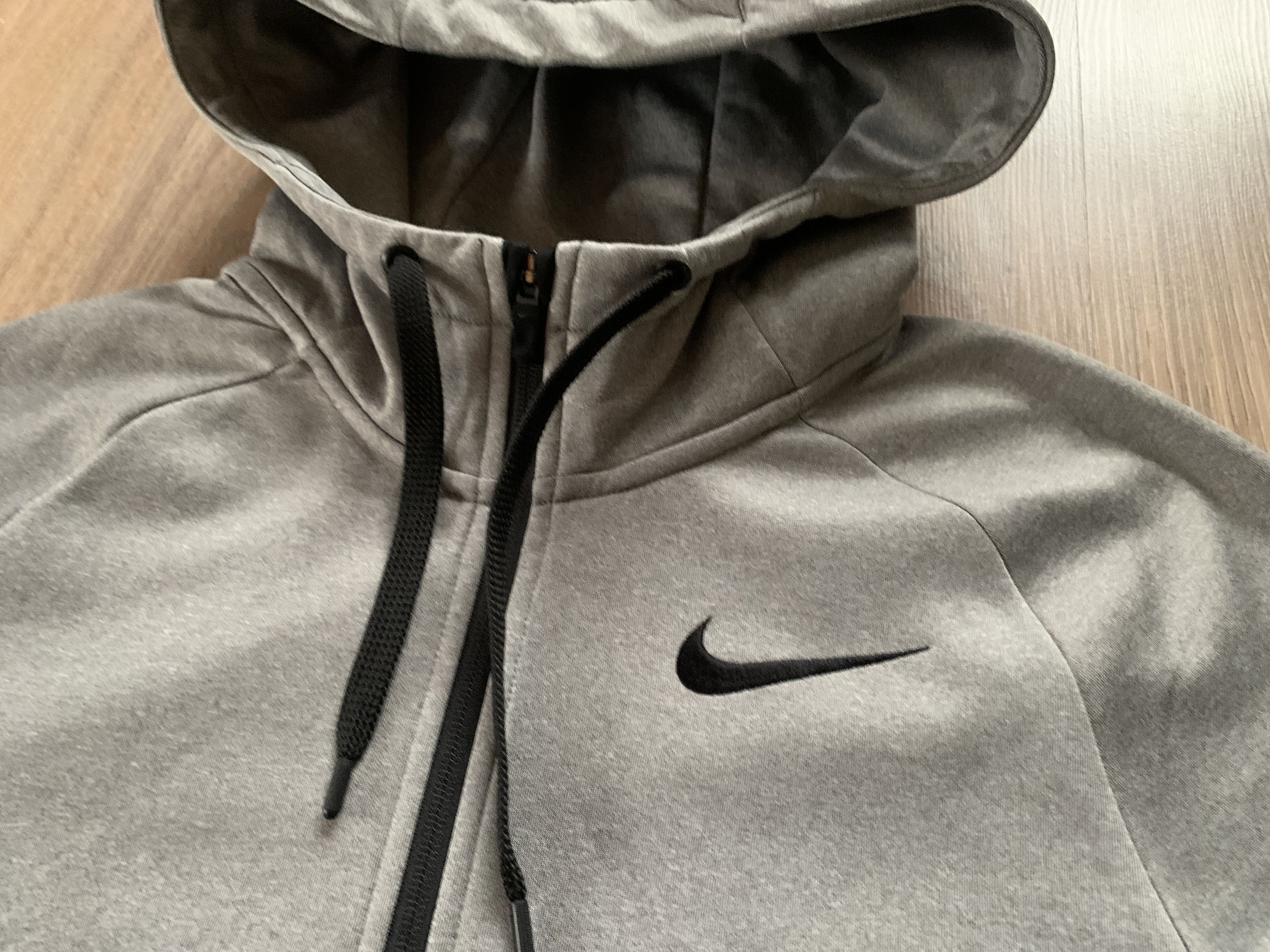 Nike Nike Dri Fit Grey Zip Hoodie Size US S / EU 44-46 / 1 - 5 Thumbnail