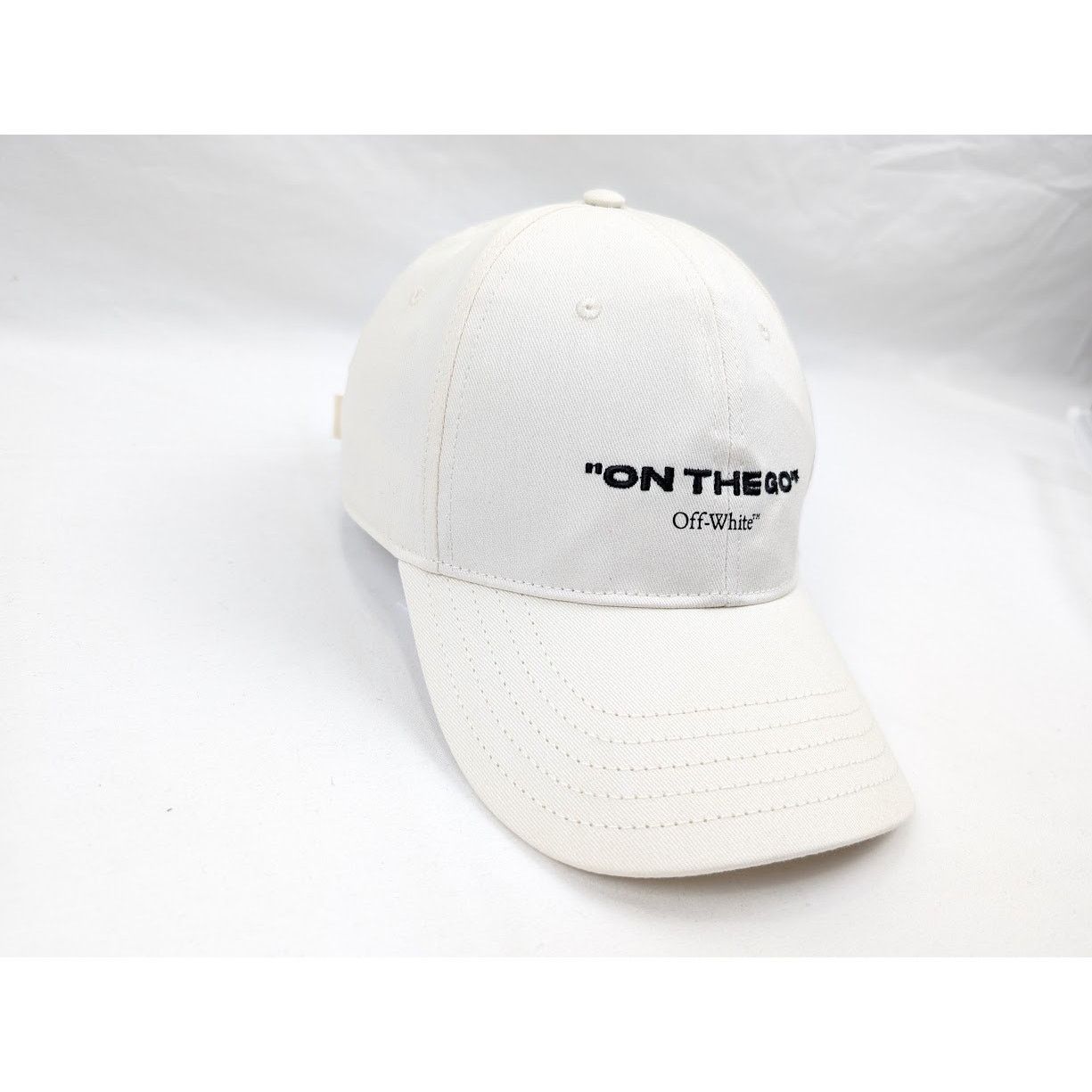 Off-White o1rshd1 Q: 3 / Size : L / Garm Dyed Baseball in Ivory Black Size ONE SIZE - 4 Thumbnail