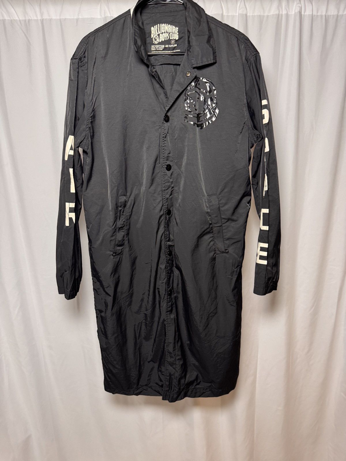 Billionaire Boys Club Billionaire Boys Club Longline Coach Coat Astronaut Logo Sm Size US S / EU 44-46 / 1 - 8 Thumbnail