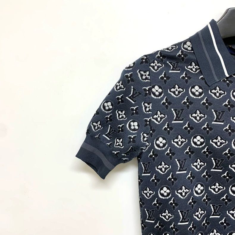 Louis Vuitton Louis Vuitton Old flower full print knit short sleeves 250 Size S / US 4 / IT 40 - 7 Thumbnail