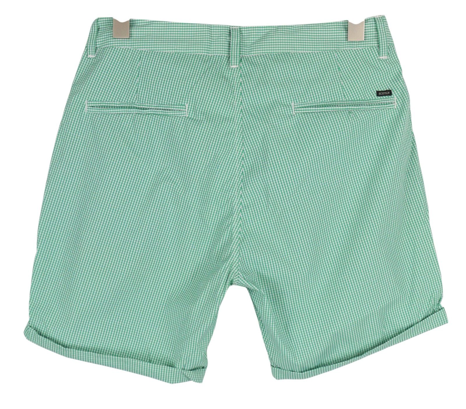 Scotch & Soda ~W30 Green Patterned Turn-Up Zip Fly Beach 84276 Size US 30 / EU 46 - 2 Thumbnail