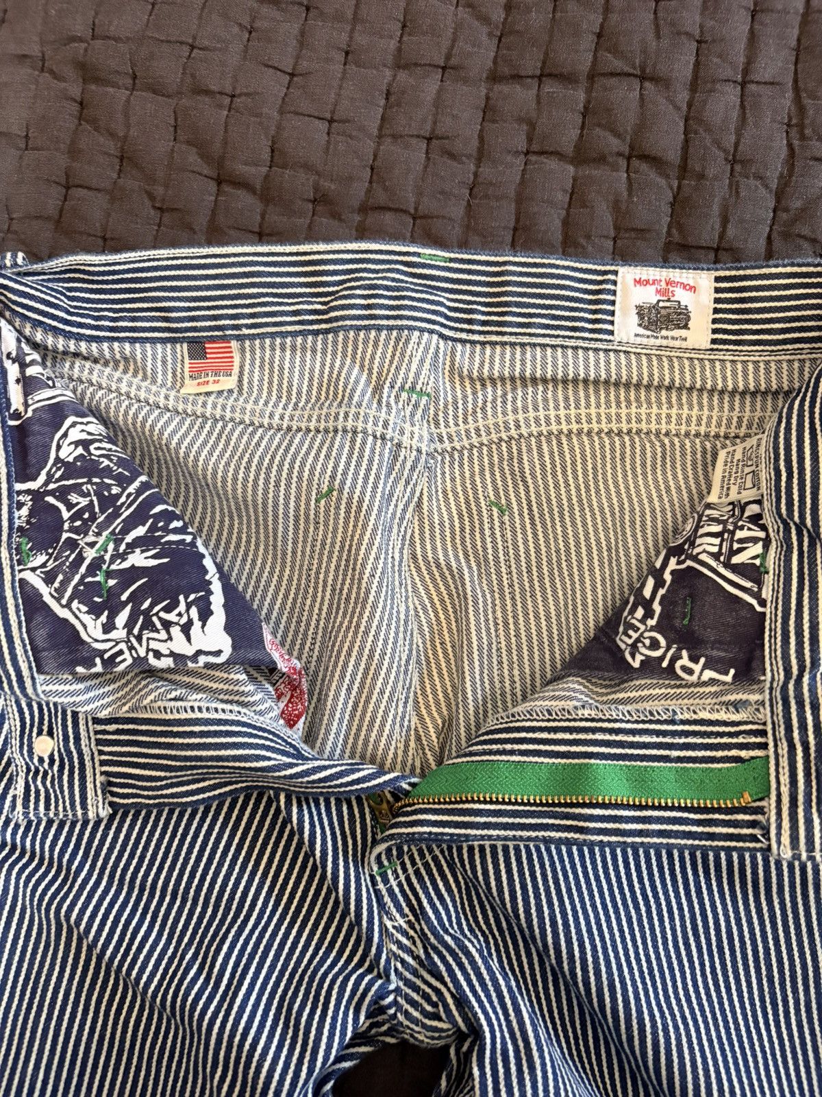 Other Mount Vernon Mills denim jeans Size US 32 / EU 48 - 2 Thumbnail