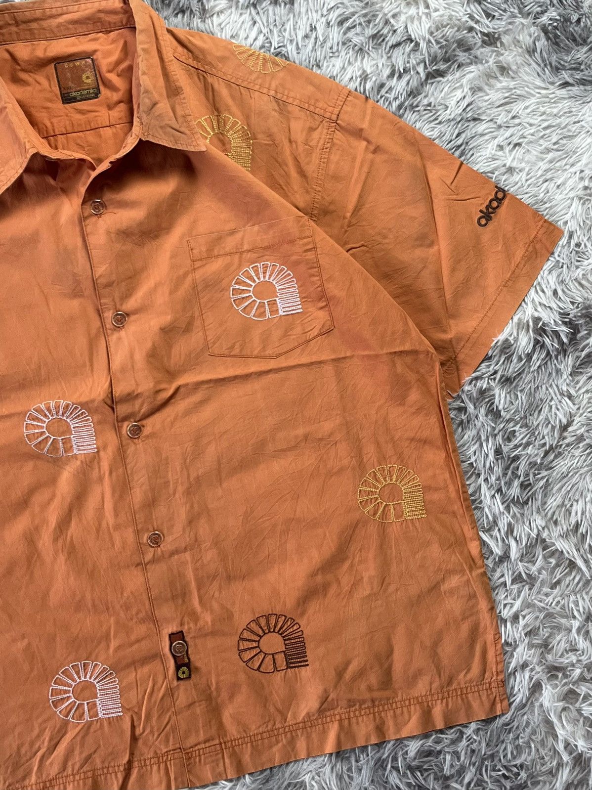 Akademiks Vintage Academiks Hip Hop Logo Button Up Shirt Size US XXL / EU 58 / 5 - 5 Thumbnail