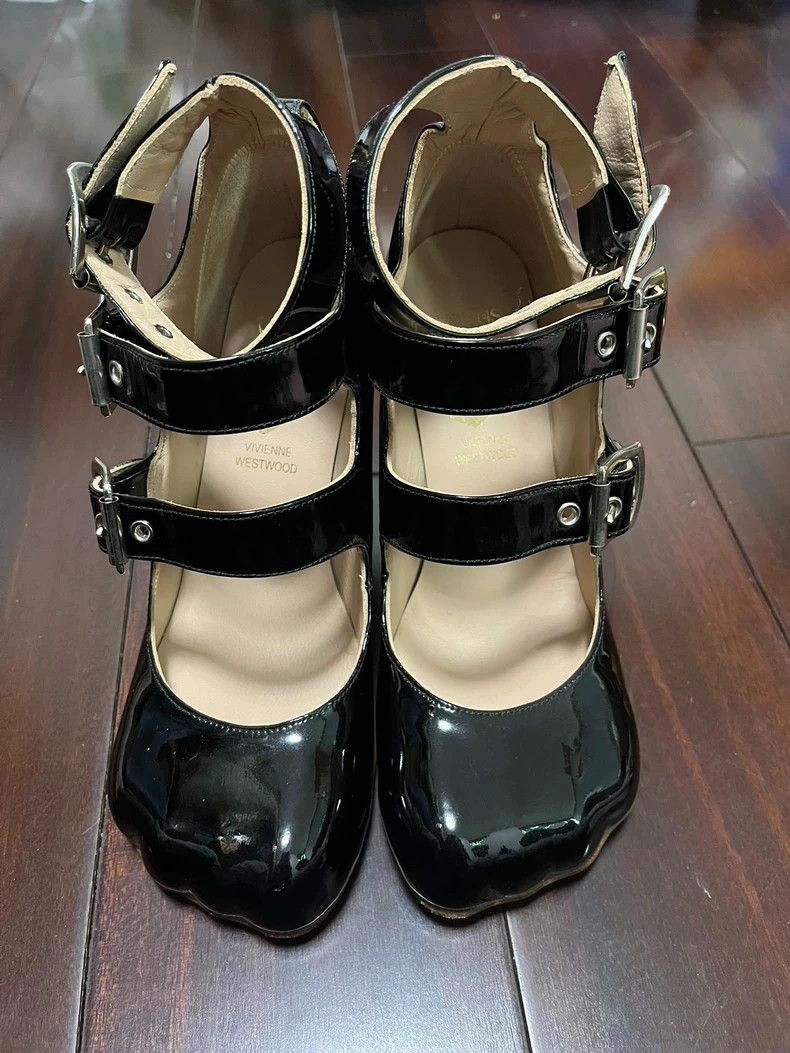 Vivienne Westwood Vivienne Westwood size UK4 Punk-belted heels Size US 6.5 / IT 36.5 - 2 Thumbnail