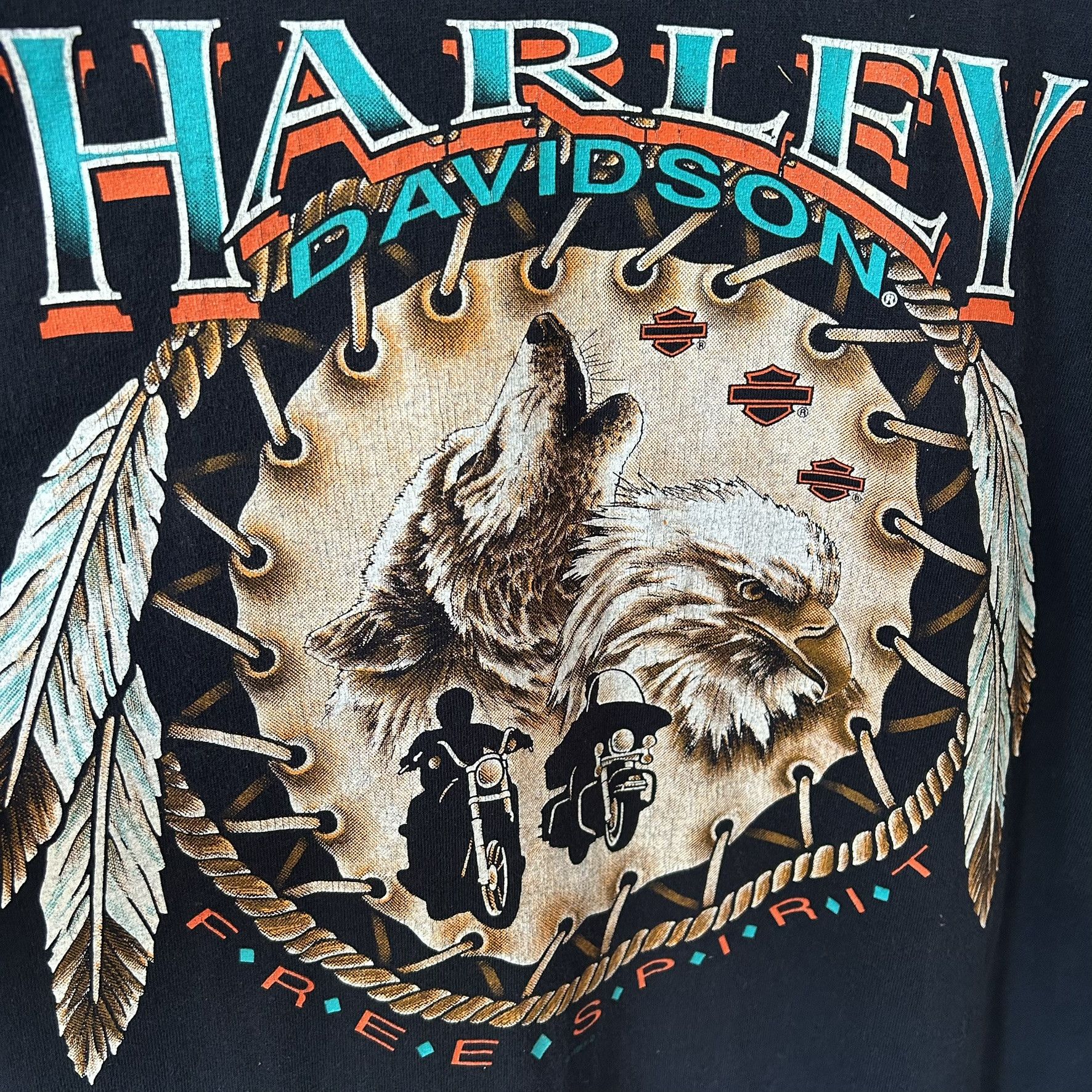 Harley Davidson × Vintage Vintage Harley Davidson 1996 Licensed T-shirt RARE Size US XL / EU 56 / 4 - 3 Thumbnail