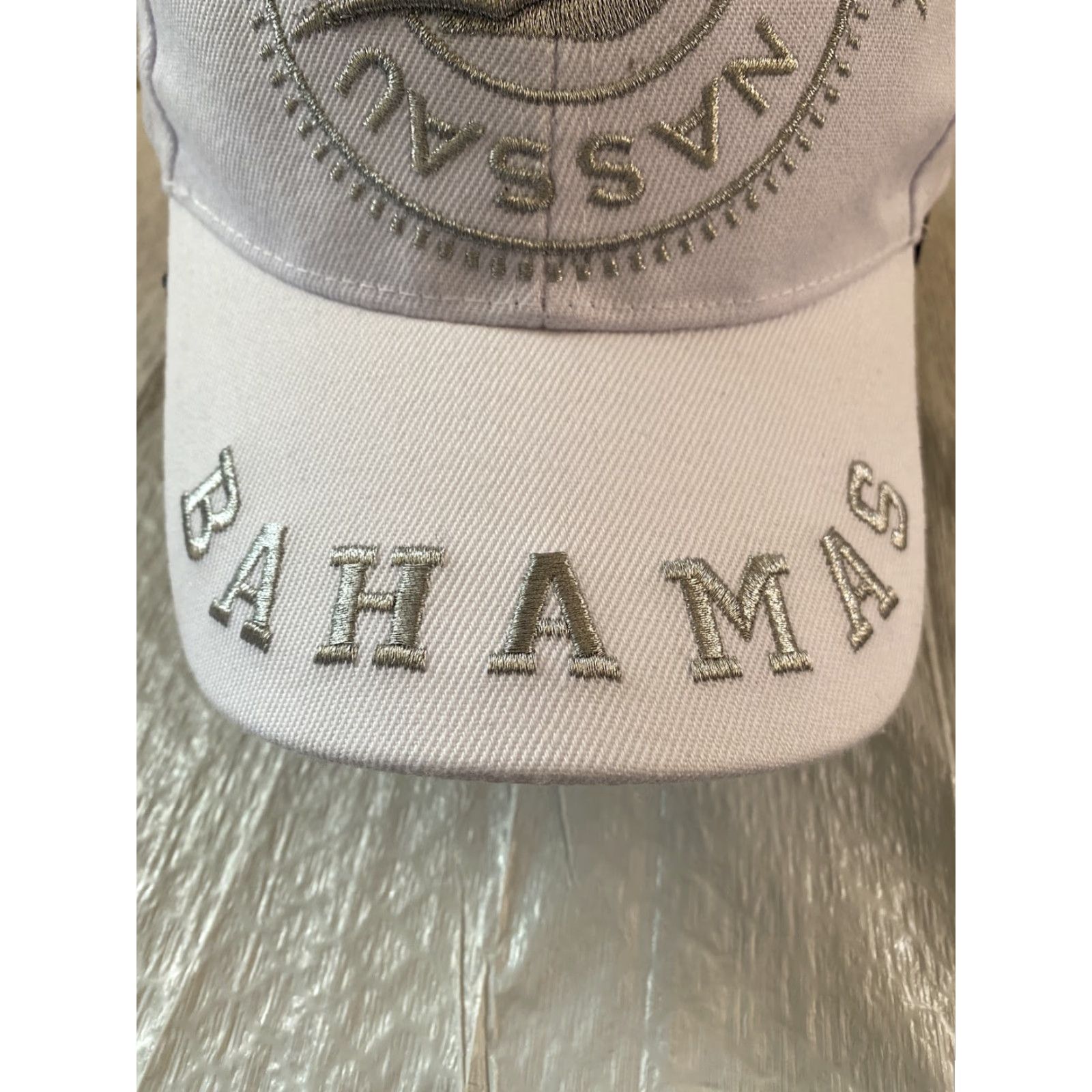 Vintage Dorsett Bahamas Baseball Cap Ball Hat Adjustable Solid Washed Men H150 / Makes One Size - Adjustable, Canvas, White, Casual, Sports 00% Size ONE SIZE - 3 Thumbnail