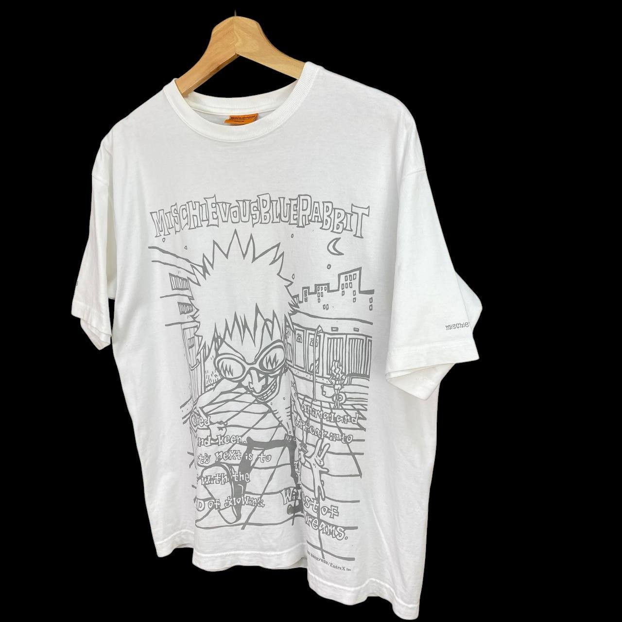 Japanese Brand ANIME JAPAN Crazy Mad Punk Mischievous Blue Rabbit anime Size US M / EU 48-50 / 2 - 5 Thumbnail