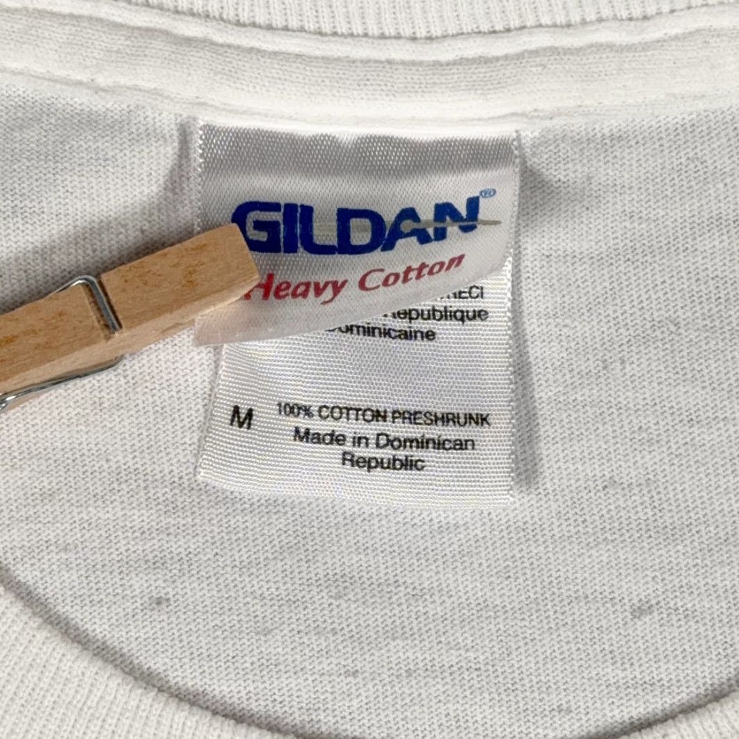 Gildan Adam Carolla Road Hard Shirt Adult MEDIUM White Movie Promo Comedy Film Shirt Mens Size US M / EU 48-50 / 2 - 3 Thumbnail