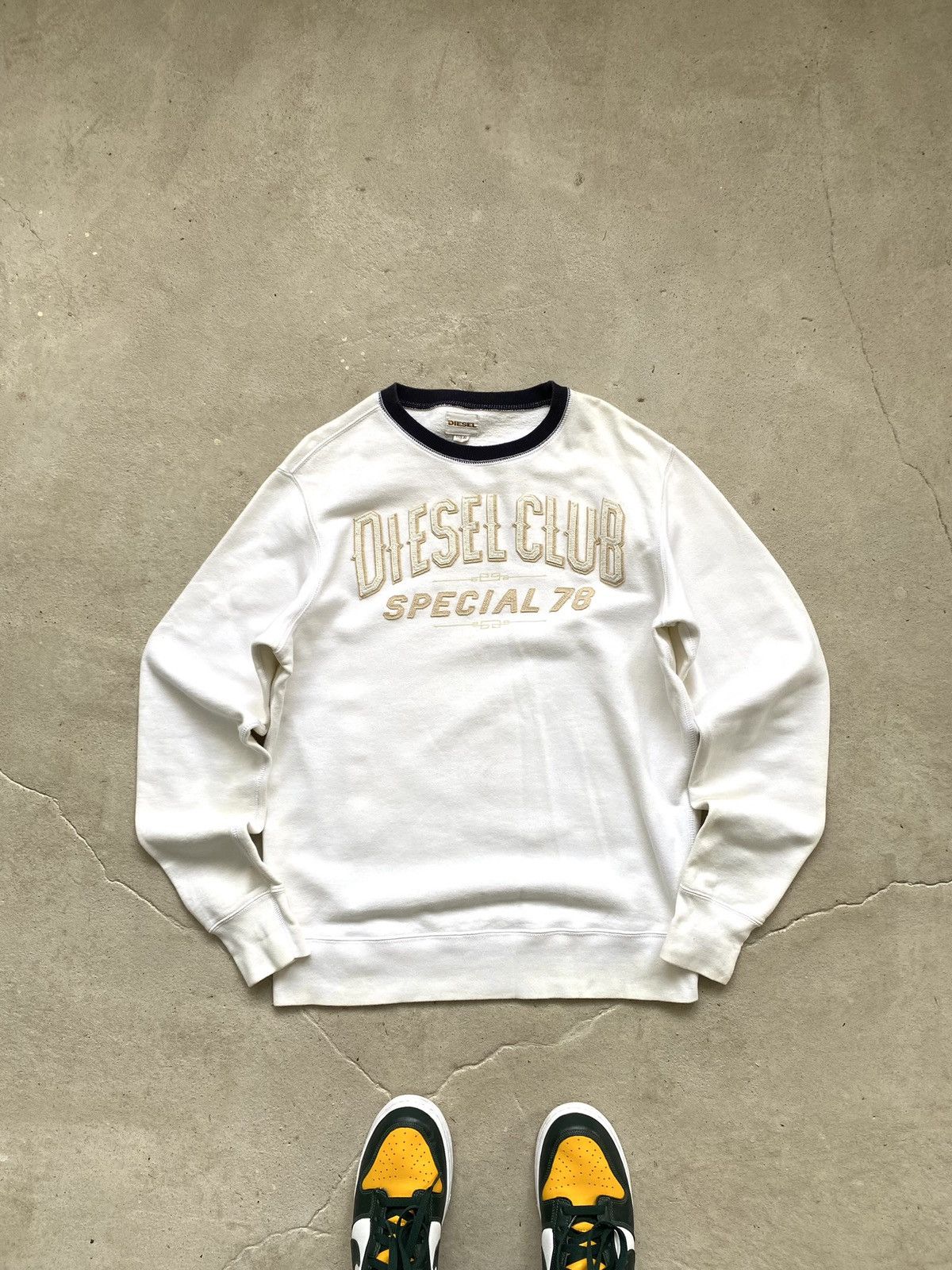 Diesel Y2K Vintage Diesel Sweatshirt Y2K Retro Hype Size US XL / EU 56 / 4 - 1 Thumbnail