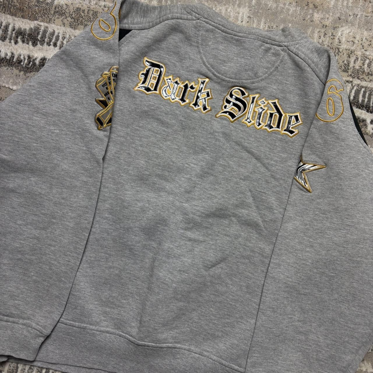 Japanese Brand 00s Embroidered Boxy Crewneck Grey S Size S / US 4 / IT 40 - 3 Thumbnail