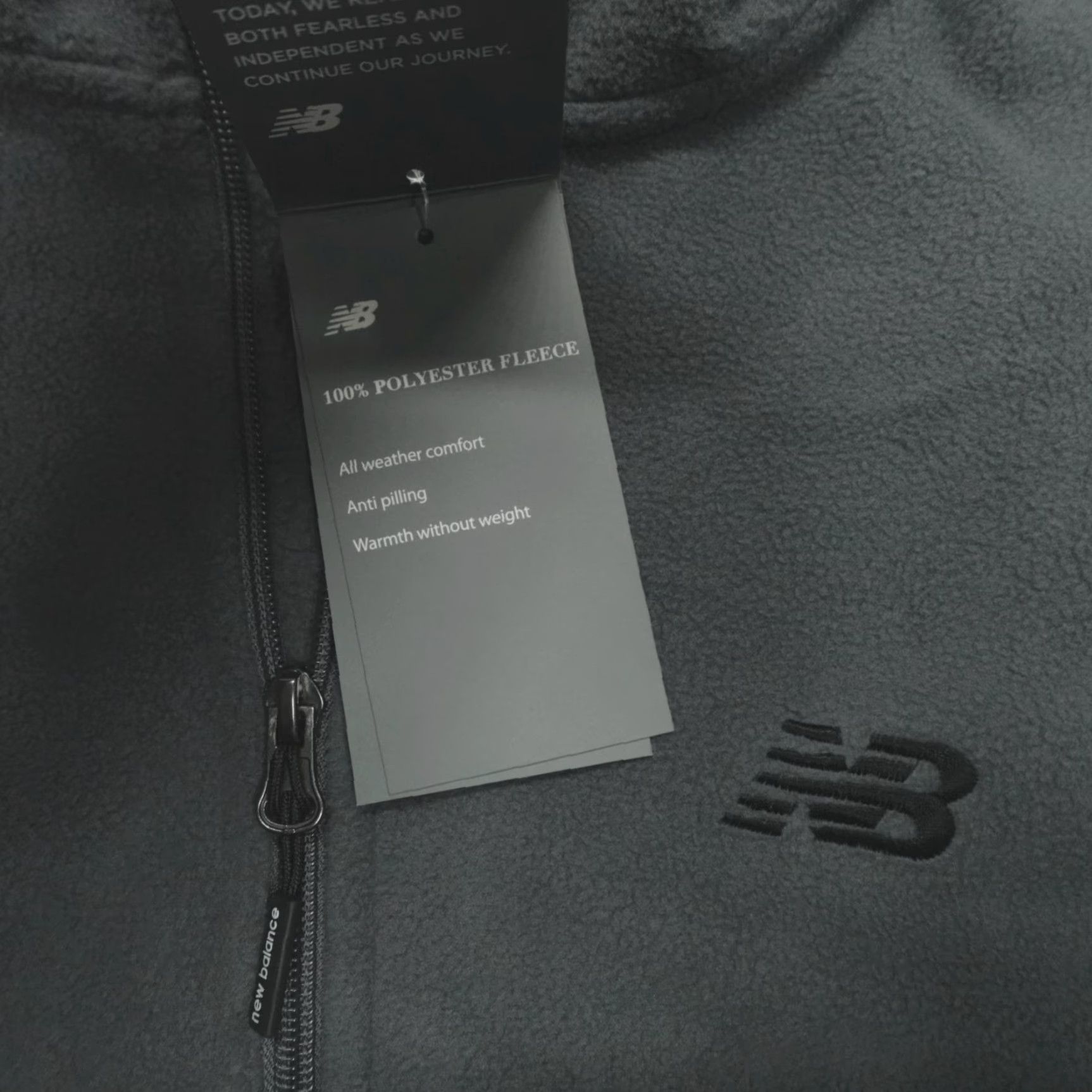 New Balance New Balance Hoodie Full Zip Jacket Men S Fleece Hooded Grey Relaxed Zip Jacket Size US S / EU 44-46 / 1 - 3 Thumbnail