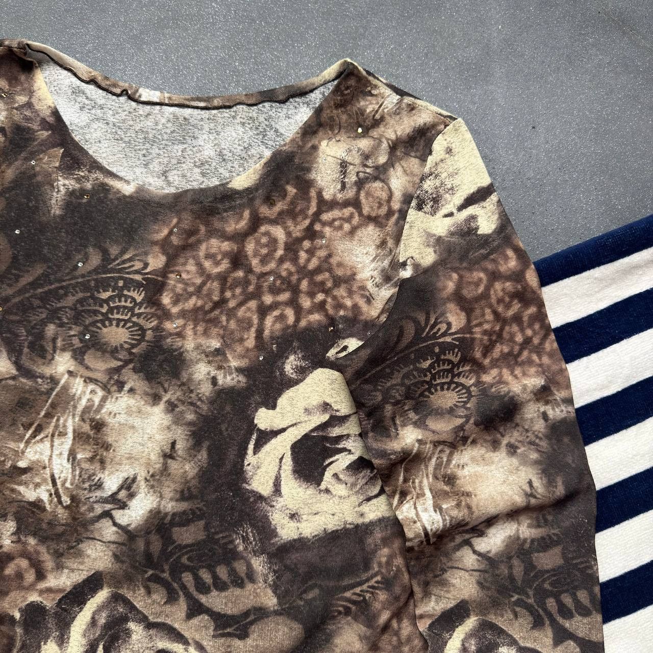Japanese Brand × Vintage Japanese Style Avant Garde Vintage Blouse Size M / US 6-8 / IT 42-44 - 4 Thumbnail