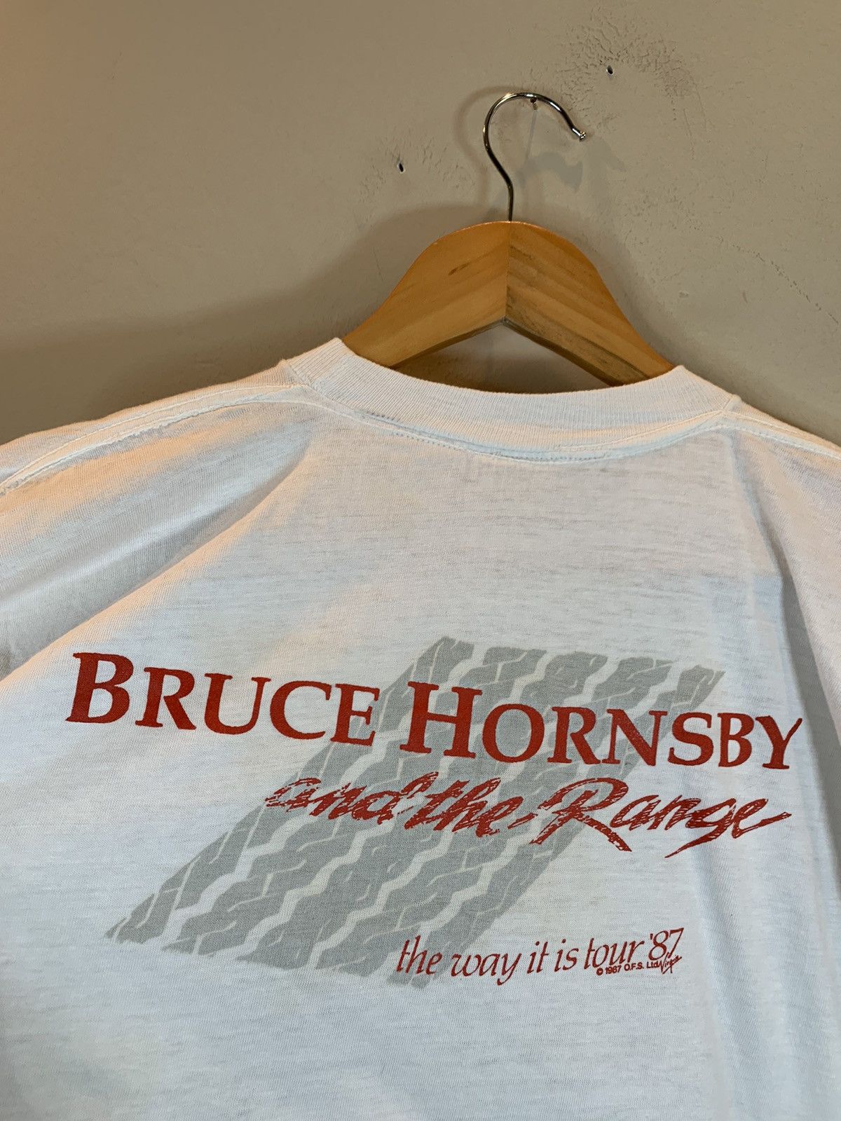 Band Tees RARE* Vintage 80’s Bruce Hornsby Way It Is Tour Shirt Virgin Size US XL / EU 56 / 4 - 4 Thumbnail
