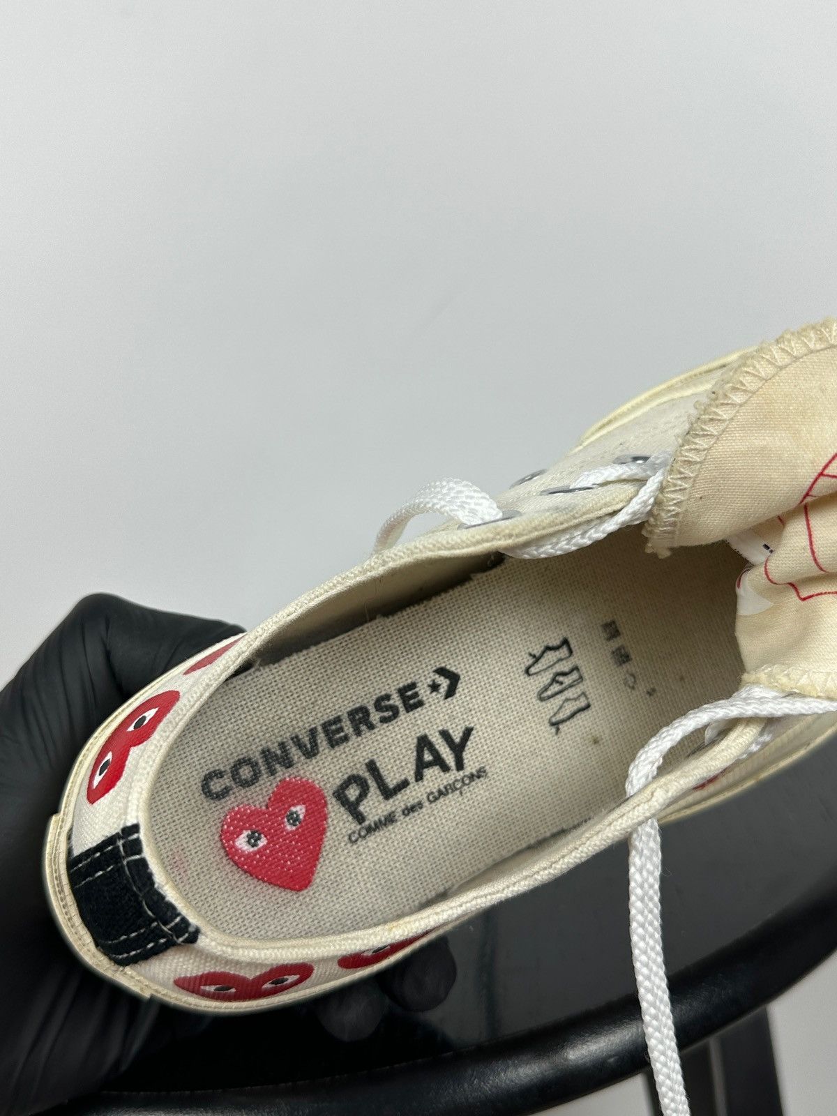 Comme des Garcons Comme Des Garçons x Chuck Taylor Converse All Star Low Top Size US 5 / IT 35 - 22 Thumbnail