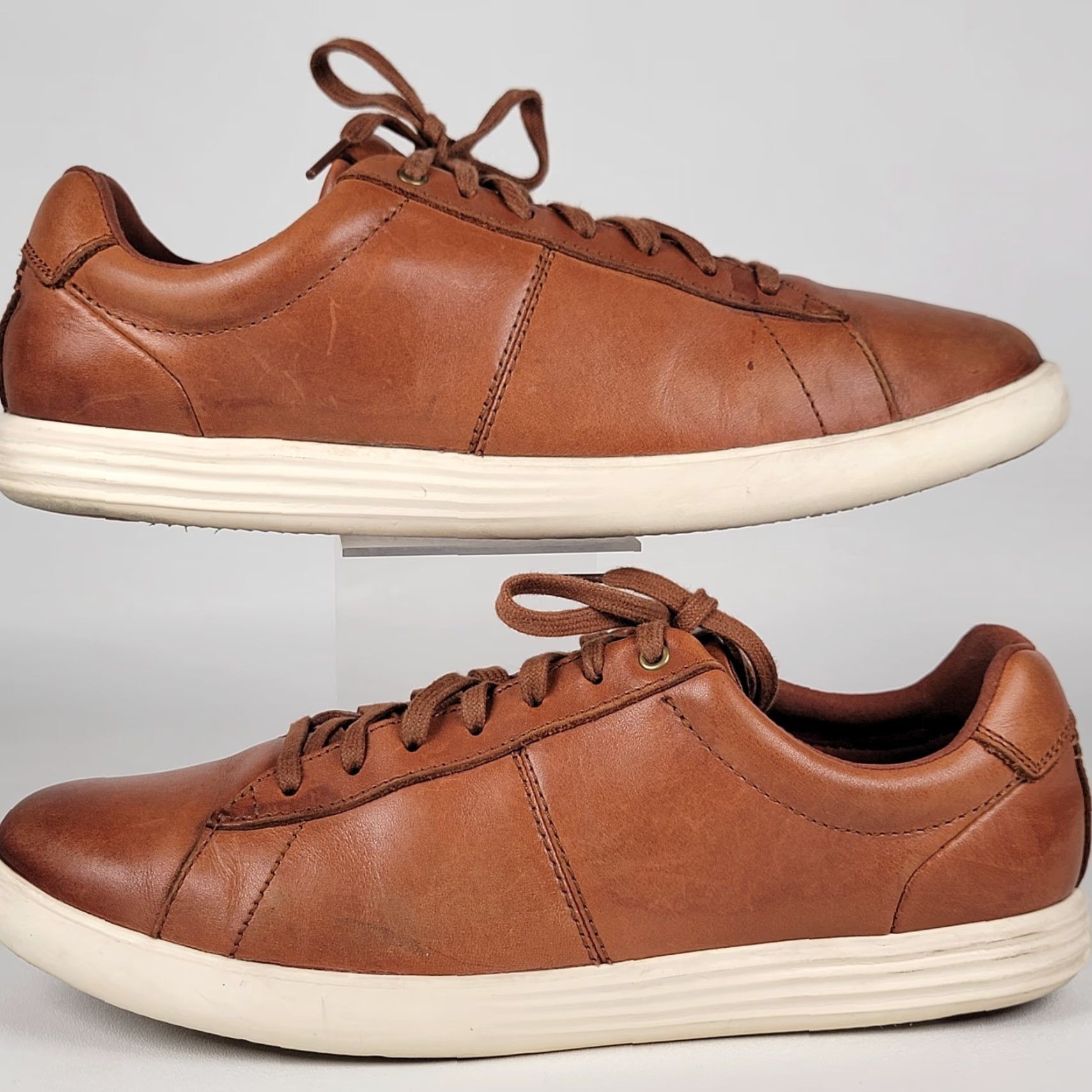 Cole Haan Cole Haan Reagan Grand Sneaker British Tan Leather C32500 Size 9M Mens Size US 9 / EU 42 - 5 Thumbnail