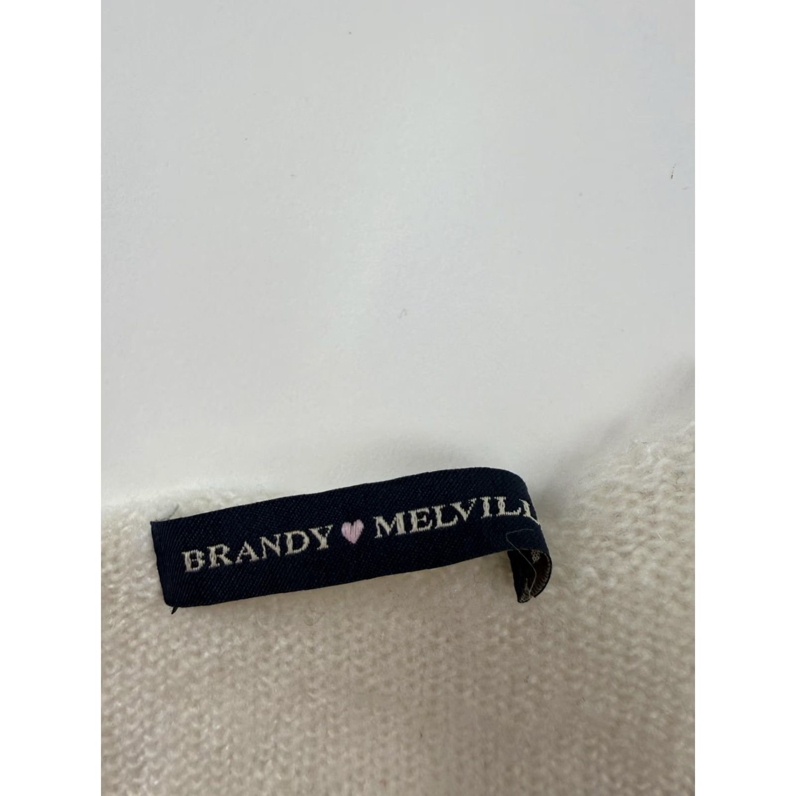 Brandy Melville Brandy Melville Sweater Womens One Size White Mohair Wool Crewneck Pullover Size ONE SIZE - 4 Thumbnail