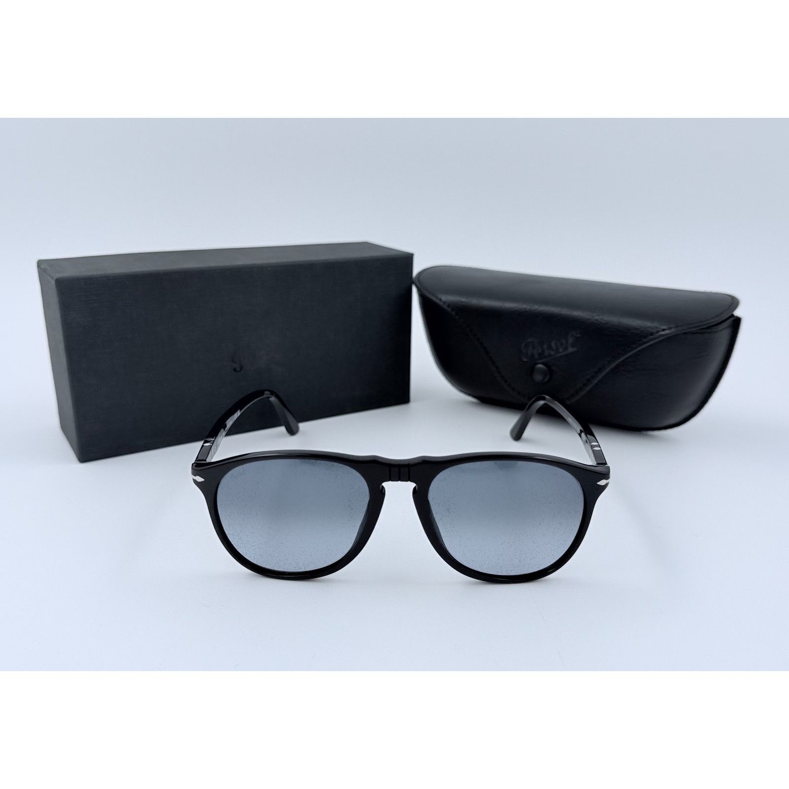 Persol NEW Persol 9649-S 95/Q8 Black Azure Gradient Blue Size ONE SIZE - 1 Thumbnail