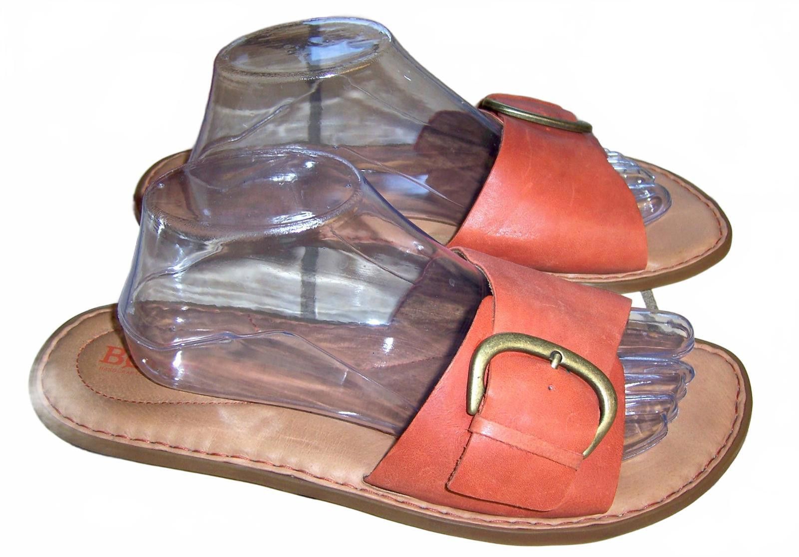 Born Born - Miarra Sandals - Orange Papaya - Women's 11M Size US 11 / IT 41 - 6 Thumbnail