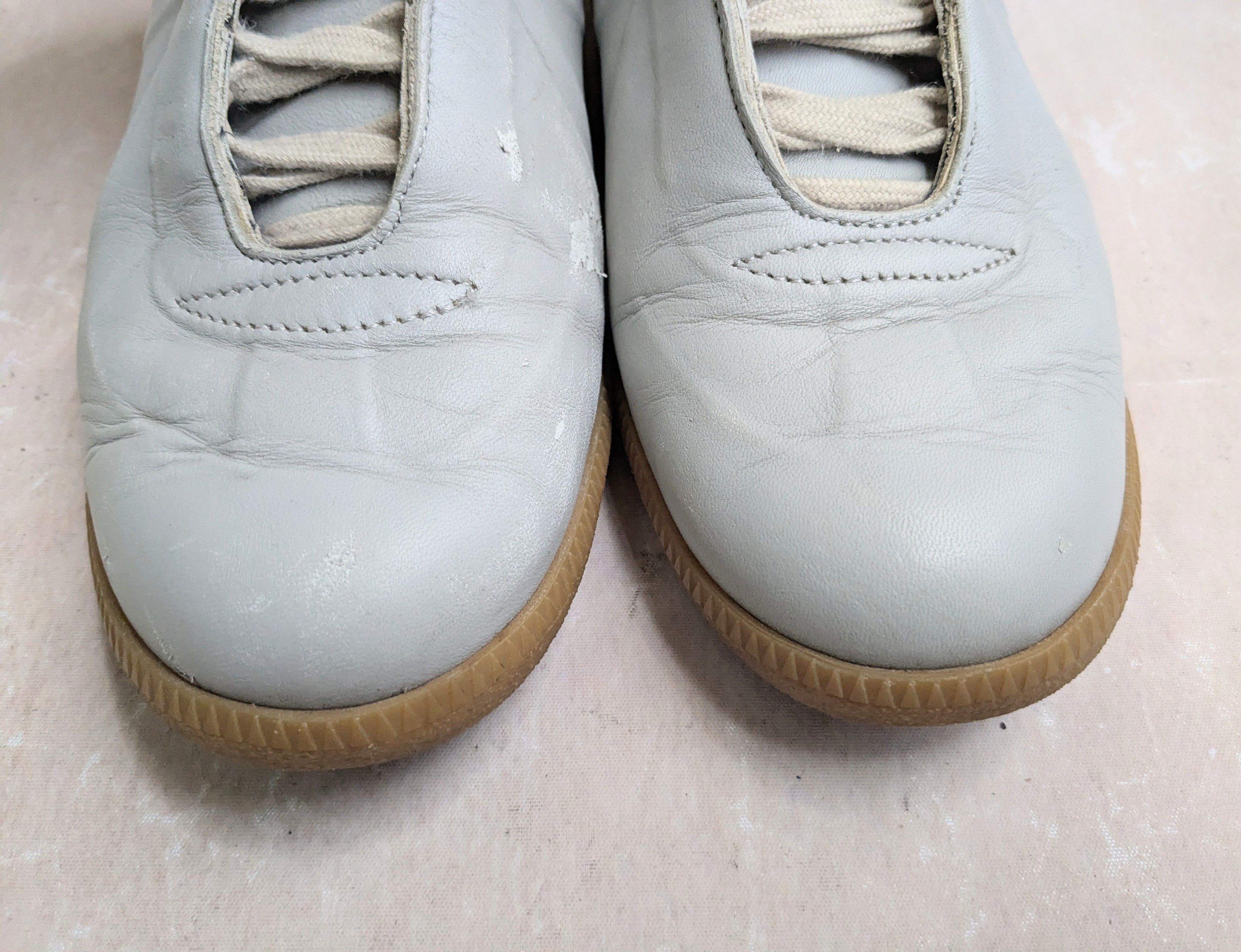 Maison Margiela Maison Margiela GAT Replica Gray 10 43 Leather Seamless Size US 10 / EU 43 - 4 Thumbnail