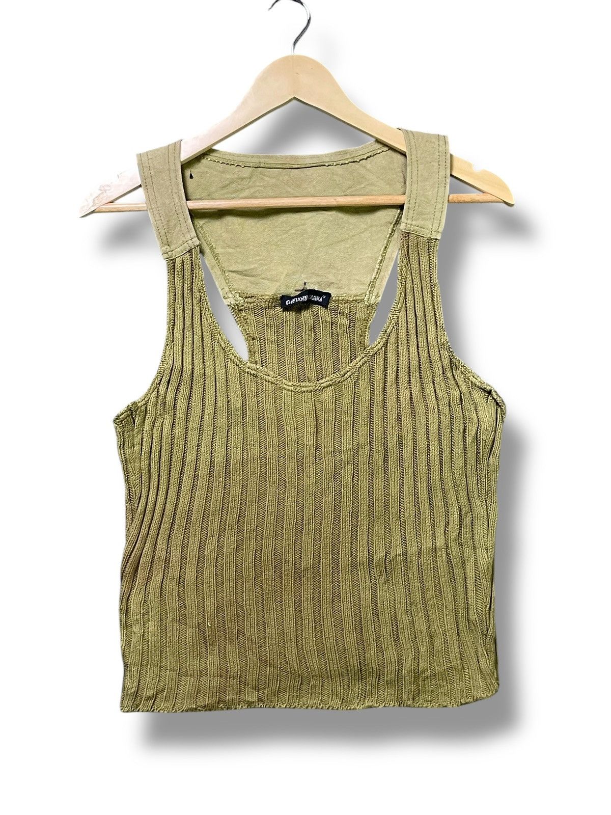 Designer × Japanese Brand × Vintage Gaetano Navarra Knitted Tank Top (43) Size S / US 4 / IT 40 - 3 Thumbnail
