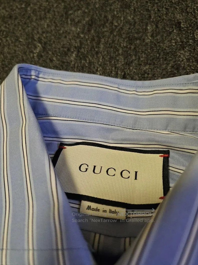 Gucci Gucci Striped Long Sleeve Shirt. Size US M / EU 48-50 / 2 - 3 Thumbnail
