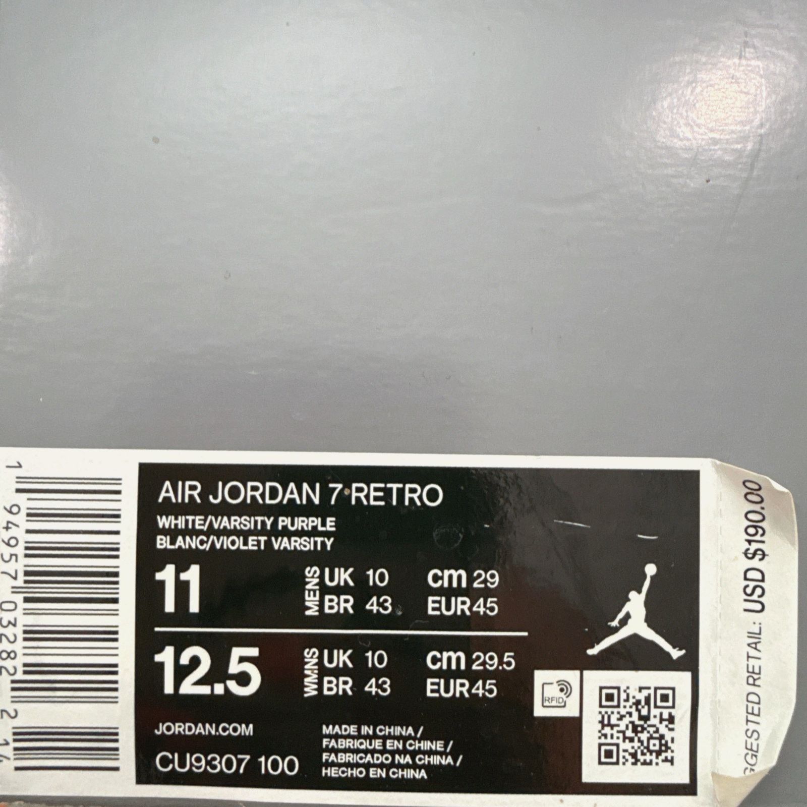 Nike New Air Jordan 7 Retro CU9307-100 | 11 Size US 11 / EU 44 - 2 Thumbnail