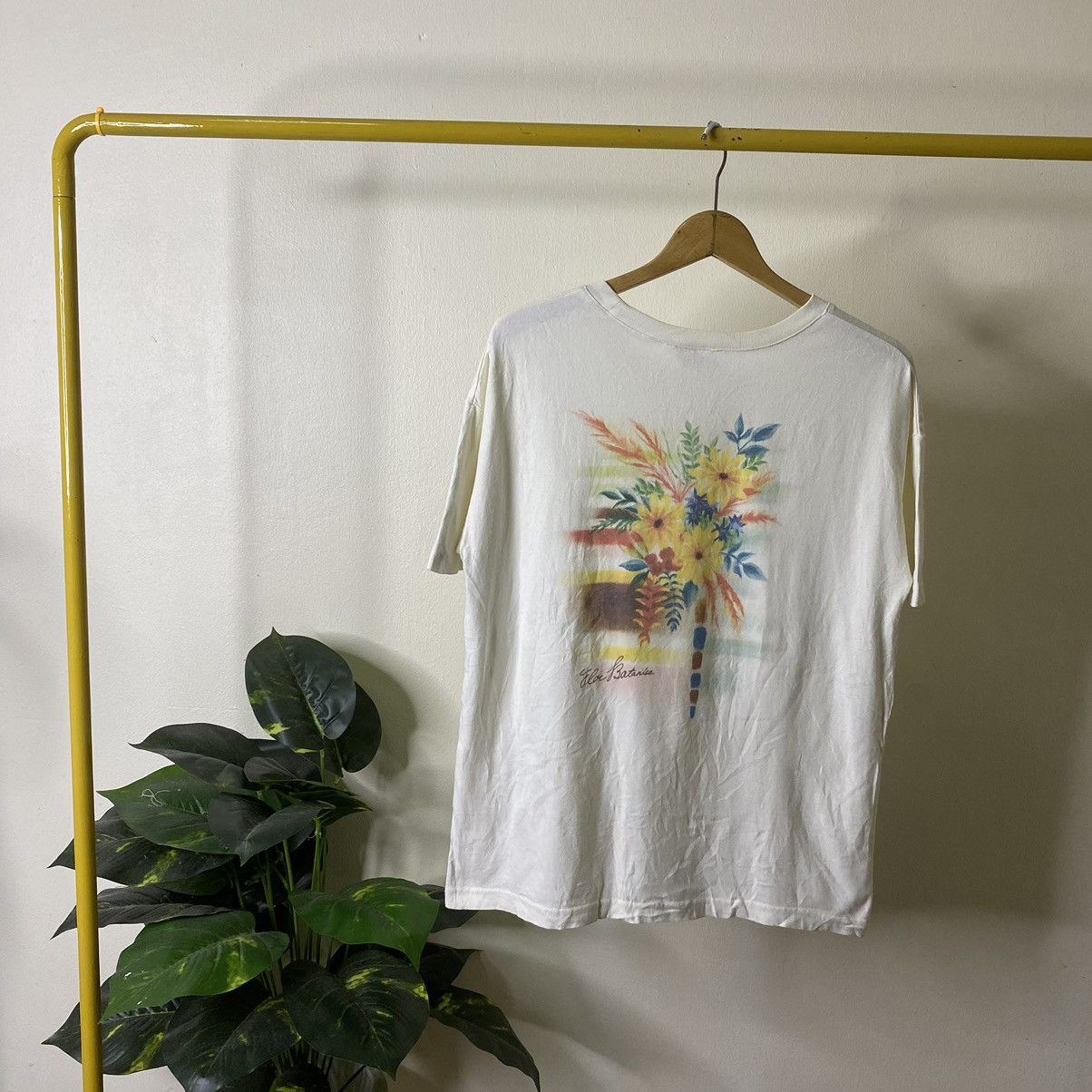 Japanese Brand Titicaca Flor Botanica Nice Backhit Tee Size US M / EU 48-50 / 2 - 1 Thumbnail