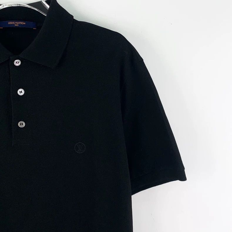 Louis Vuitton Louis Vuitton Black logo embroidered cotton one-breasted p Size US M / EU 48-50 / 2 - 3 Thumbnail