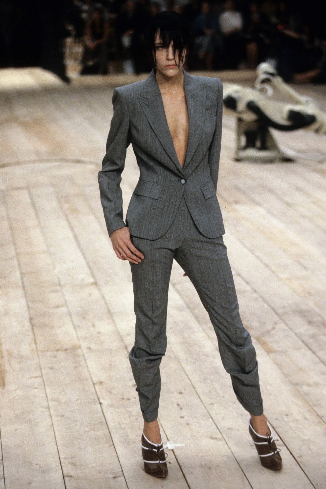 Alexander McQueen SS99 Wool-Mohair Blazer Size M / US 6-8 / IT 42-44 - 1 Thumbnail
