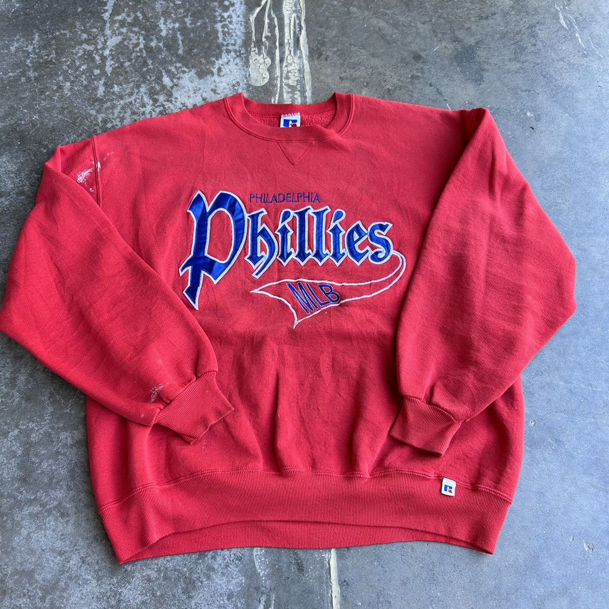 Vintage 90s Philadelphia Phillies old english sweatshirt. Grailed