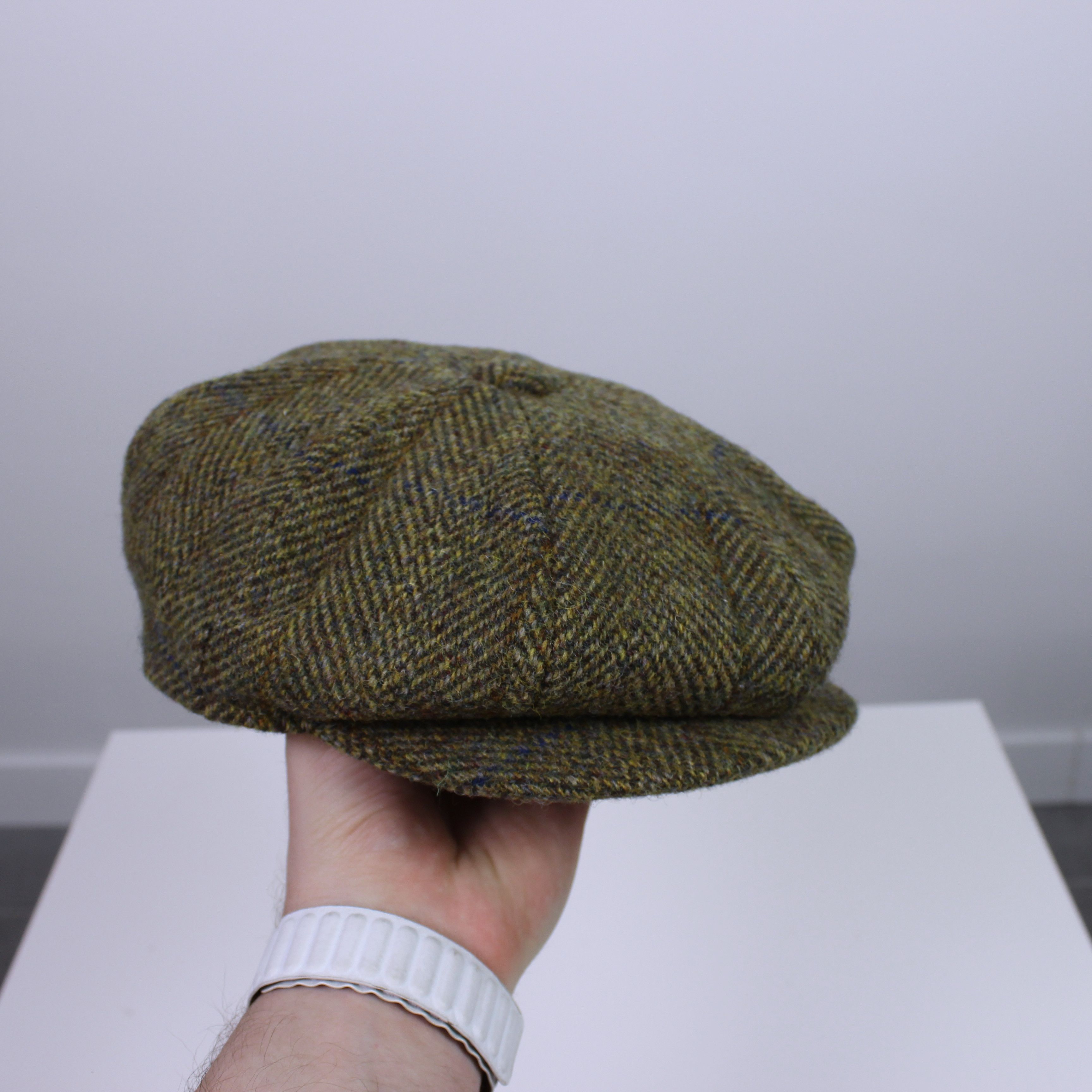 Harris Tweed Harris Tweed wool Flat Cap Hat Newsboy England Size ONE SIZE - 6 Thumbnail