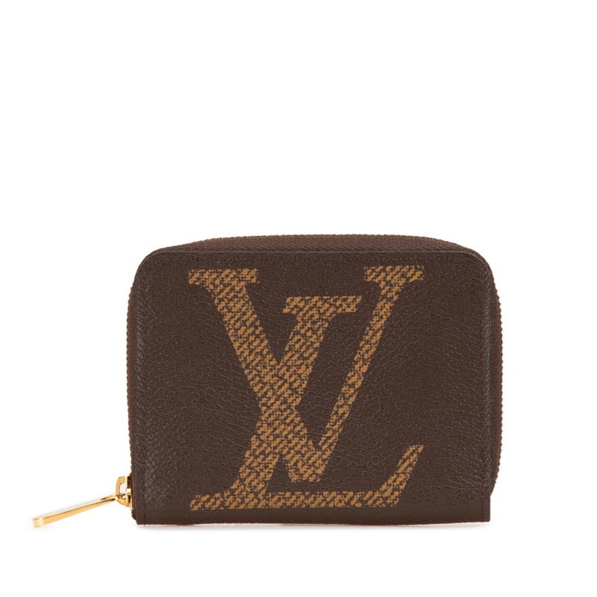Louis Vuitton Louis Vuitton Monogram Giant Zippy Coin Purse Case M69354 Brown PVC Leather Women's LOUIS VUITTON Size ONE SIZE - 1 Thumbnail