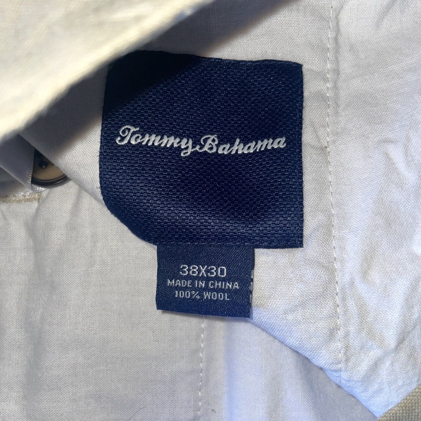 Tommy Bahama Tommy Bahama Wool Pants Men Beige 38x30 Casual Chino Lightweight breathable Wool Men’s Size 38 Inseam 30 Size US 38 / EU 54 - 3 Thumbnail