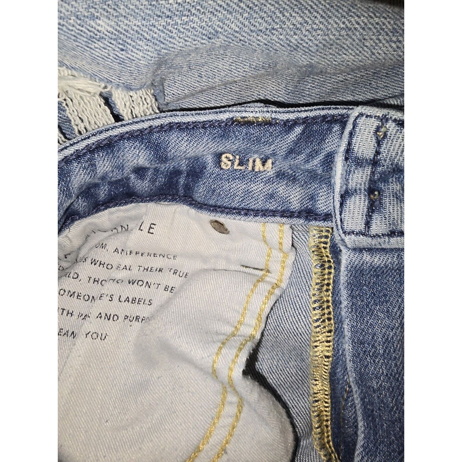 American Eagle Outfitters American Eagle Next level Airflex Slim Straight 32x34 Jeans Size US 32 / EU 48 - 10 Thumbnail