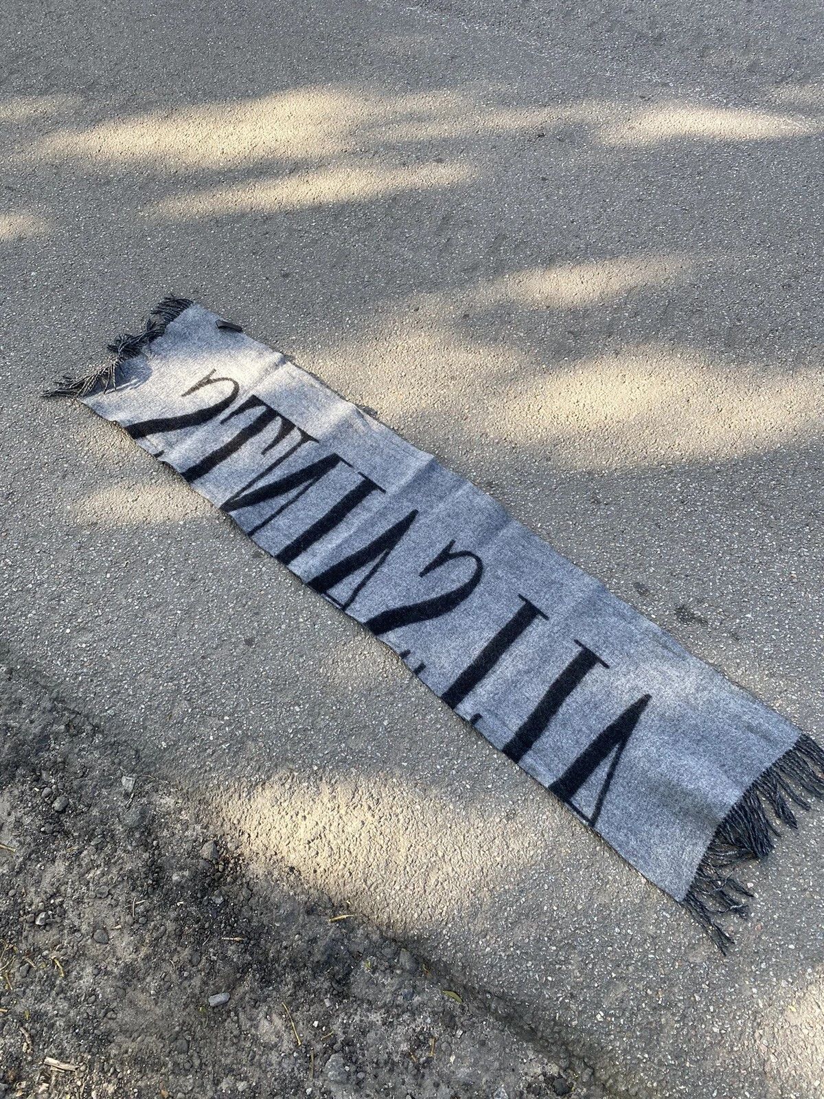 Allsaints AllSaints Reversible Wool Blanket Scarf Women OS Size ONE SIZE - 2 Thumbnail
