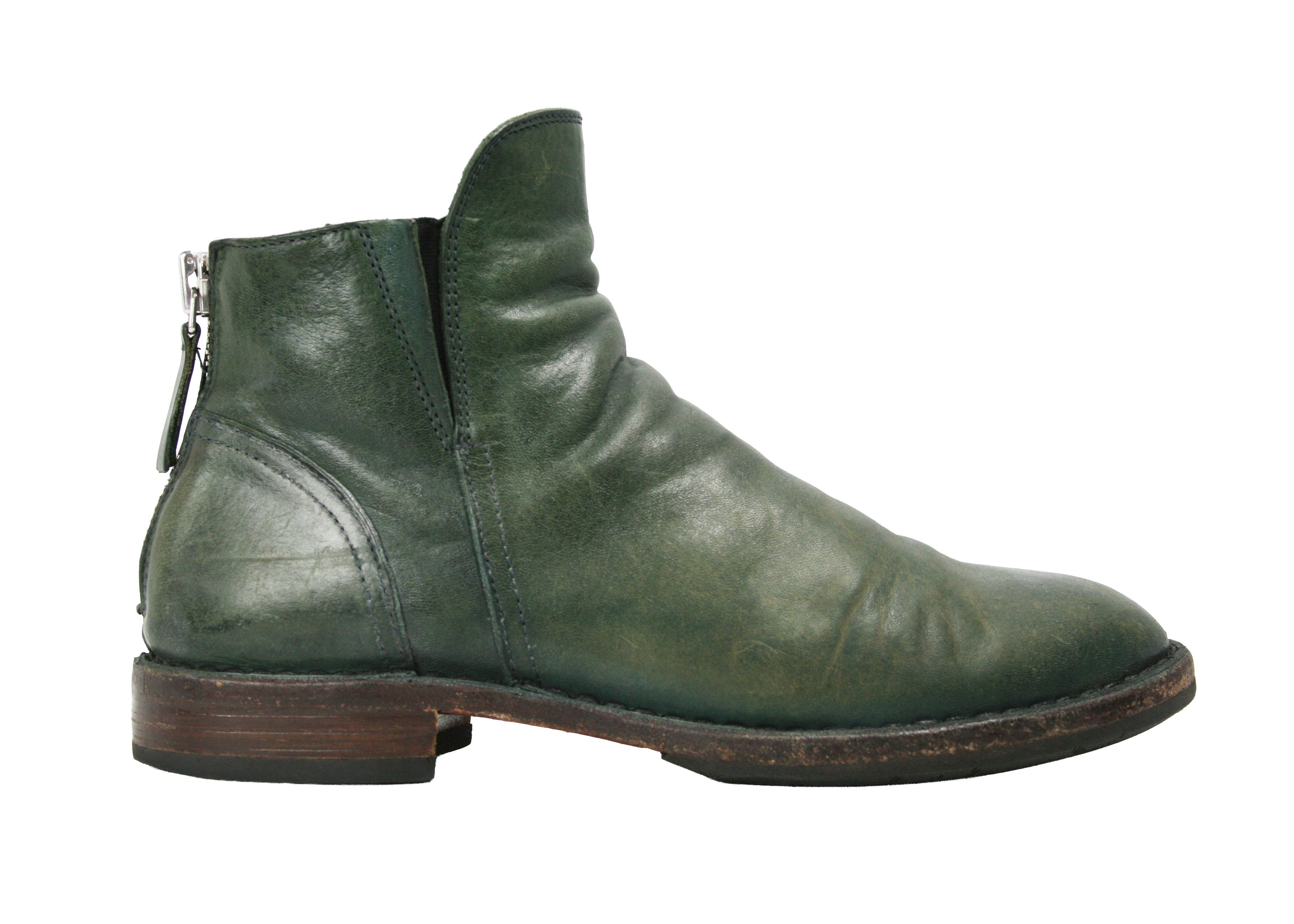 MoMA Avant Garde Biker Back Zip Grunge Boots Size US 9 / IT 39 - 1 Thumbnail
