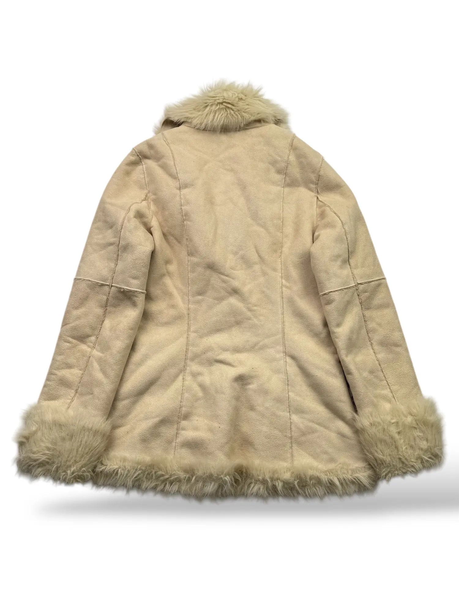 Japanese Brand Vintage Faux Sheepskin Coat W46(V9) Size S / US 4 / IT 40 - 5 Thumbnail