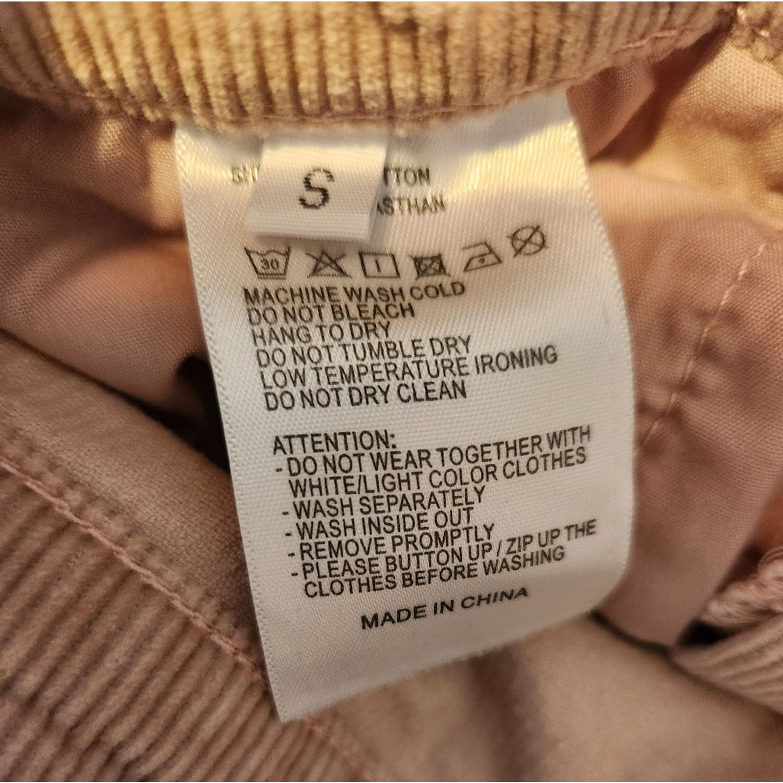 Brandy Melville Brandy Melville Juliette Cord Pink Mini Skirt Small Size 27" / US 4 / IT 40 - 6 Thumbnail